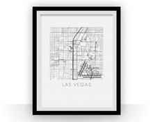 Charger l&#39;image dans la galerie, Las Vegas Map Print
