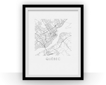 Charger l&#39;image dans la galerie, Quebec Map Print
