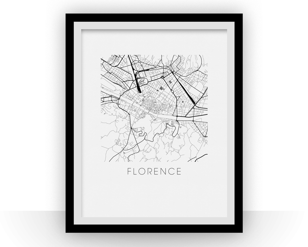 Florence Map Print