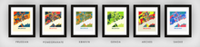 Load image into Gallery viewer, Belleville Ontario Map Print - Full Color Map Poster
