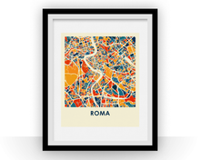 Charger l&#39;image dans la galerie, Rome Map Print - Full Color Map Poster
