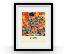 Load image into Gallery viewer, Whitby Ontario Map Print - Full Color Map Poster
