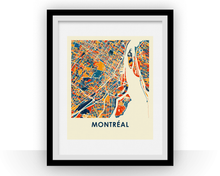 Charger l&#39;image dans la galerie, Montreal Map Print - Full Color Map Poster
