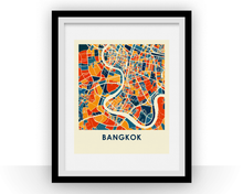 Charger l&#39;image dans la galerie, Bangkok Map Print - Full Color Map Poster
