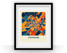 Charger l&#39;image dans la galerie, Affiche cartographique de Chatham-Kent - Style Chroma
