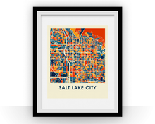 Charger l&#39;image dans la galerie, Salt Lake City Map Print - Full Color Map Poster
