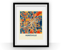 Charger l&#39;image dans la galerie, Huntsville Map Print - Full Color Map Poster
