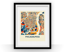 Charger l&#39;image dans la galerie, Philadelphia Map Print - Full Color Map Poster
