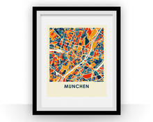 Charger l&#39;image dans la galerie, Munich Map Print - Full Color Map Poster
