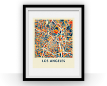 Charger l&#39;image dans la galerie, Los Angeles Map Print - Full Color Map Poster
