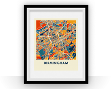 Charger l&#39;image dans la galerie, Birmingham Alabama Map Print - Full Color Map Poster
