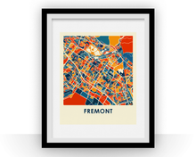 Charger l&#39;image dans la galerie, Fremont Map Print - Full Color Map Poster
