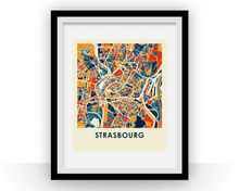 Charger l&#39;image dans la galerie, Strasbourg Map Print - Full Color Map Poster
