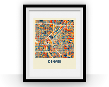 Charger l&#39;image dans la galerie, Denver Map Print - Full Color Map Poster
