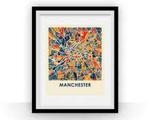 Charger l&#39;image dans la galerie, Manchester Map Print - Full Color Map Poster
