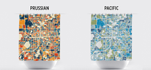 Load image into Gallery viewer, Orlando Map Shower Curtain - usa Shower Curtain - Chroma Series
