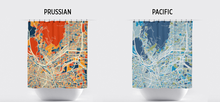 Load image into Gallery viewer, El Paso Map Shower Curtain - usa Shower Curtain - Chroma Series
