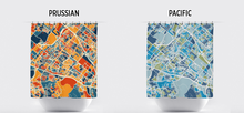 Load image into Gallery viewer, Irvine Map Shower Curtain - usa Shower Curtain - Chroma Series
