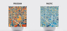 Load image into Gallery viewer, Tucson Map Shower Curtain - usa Shower Curtain - Chroma Series
