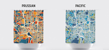 Load image into Gallery viewer, Columbus Map Shower Curtain - usa Shower Curtain - Chroma Series
