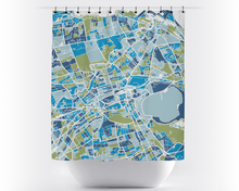 Load image into Gallery viewer, Edinburgh Map Shower Curtain - uk Shower Curtain - Chroma Series
