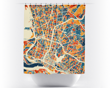 Load image into Gallery viewer, Oakland Map Shower Curtain - usa Shower Curtain - Chroma Series
