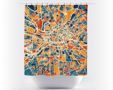 Charger l&#39;image dans la galerie, Manchester Map Shower Curtain - uk Shower Curtain - Chroma Series

