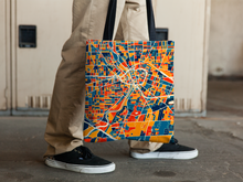 Load image into Gallery viewer, Rochester Map Tote Bag - New York Map Tote Bag 15x15
