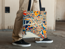 Load image into Gallery viewer, Melbourne Map Tote Bag - Australia Map Tote Bag 15x15
