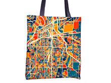 Load image into Gallery viewer, Fort Worth Map Tote Bag - Texas Map Tote Bag 15x15
