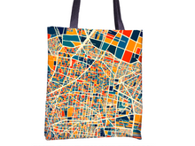 Charger l&#39;image dans la galerie, Mexico City Map Tote Bag - Mexico Map Tote Bag 15x15
