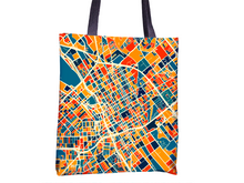 Load image into Gallery viewer, San Jose Map Tote Bag - Sj Map Tote Bag 15x15
