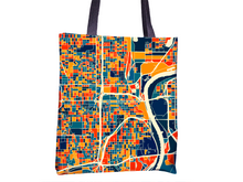 Charger l&#39;image dans la galerie, Omaha Map Tote Bag - Nebraska Map Tote Bag 15x15
