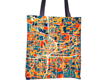 Charger l&#39;image dans la galerie, Atlanta Map Tote Bag - Georgia Map Tote Bag 15x15
