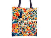 Charger l&#39;image dans la galerie, Dublin Map Tote Bag - Ireland Map Tote Bag 15x15
