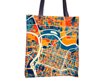 Charger l&#39;image dans la galerie, Sacramento Map Tote Bag - Ca Map Tote Bag 15x15
