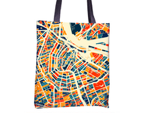 Charger l&#39;image dans la galerie, Amsterdam Map Tote Bag - Netherland Map Tote Bag 15x15
