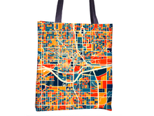 Charger l&#39;image dans la galerie, Oklahoma City Map Tote Bag - Oklahoma Map Tote Bag 15x15
