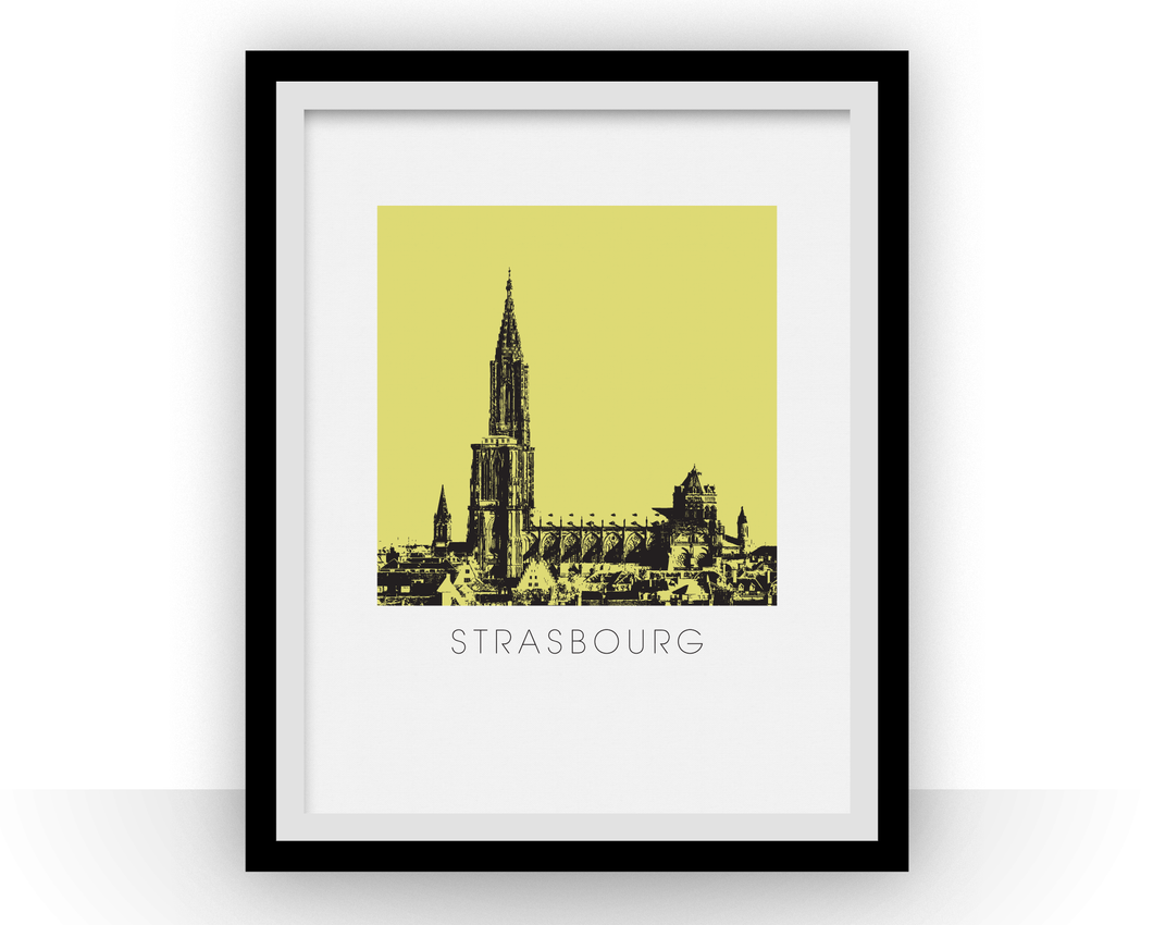 Strasbourg Art Poster