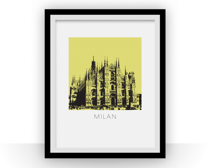 Milan Art Poster