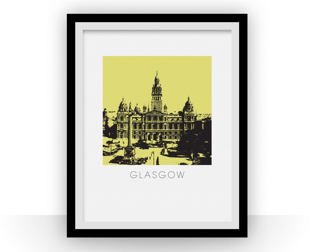 Glasgow Art Poster