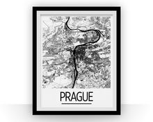 Charger l&#39;image dans la galerie, Prague Map Poster - czech republic Map Print - Art Deco Series
