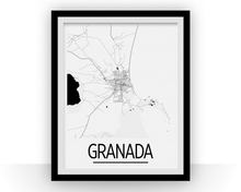 Load image into Gallery viewer, Granada Map Poster - Spain Map Print - Art Deco Series
