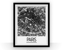 Charger l&#39;image dans la galerie, Paris Map Poster - france Map Print - Art Deco Series
