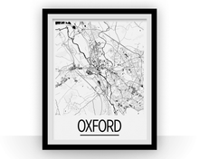 Charger l&#39;image dans la galerie, Oxford Map Poster - uk Map Print - Art Deco Series
