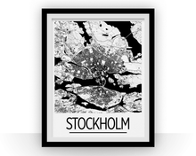 Charger l&#39;image dans la galerie, Stockholm Map Poster - sweden Map Print - Art Deco Series
