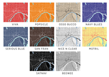 Load image into Gallery viewer, St Paul Map Print - Choose your color
