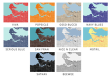 Load image into Gallery viewer, Vancouver Map Print - Any Color You Like
