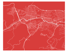Charger l&#39;image dans la galerie, Affiche cartographique de Caracas - Style Classique
