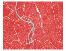 Charger l&#39;image dans la galerie, Affiche cartographique de Toulouse - Style Classique
